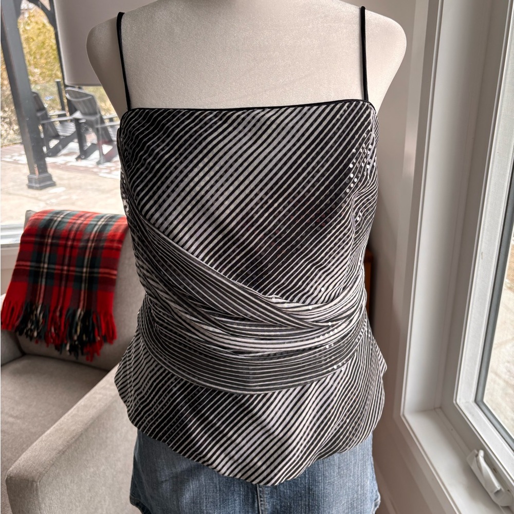 Y2K ASPEED Striped Corset Top 🖤